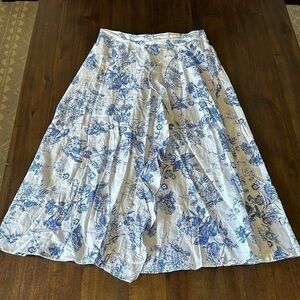 Land n Sea midi skirt with ruffle small or medium